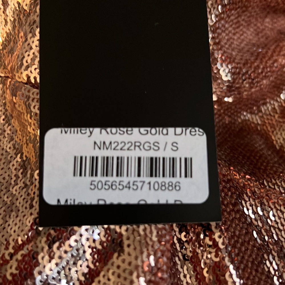 Nadine Merabi rose gold dress - Picture 2 of 6